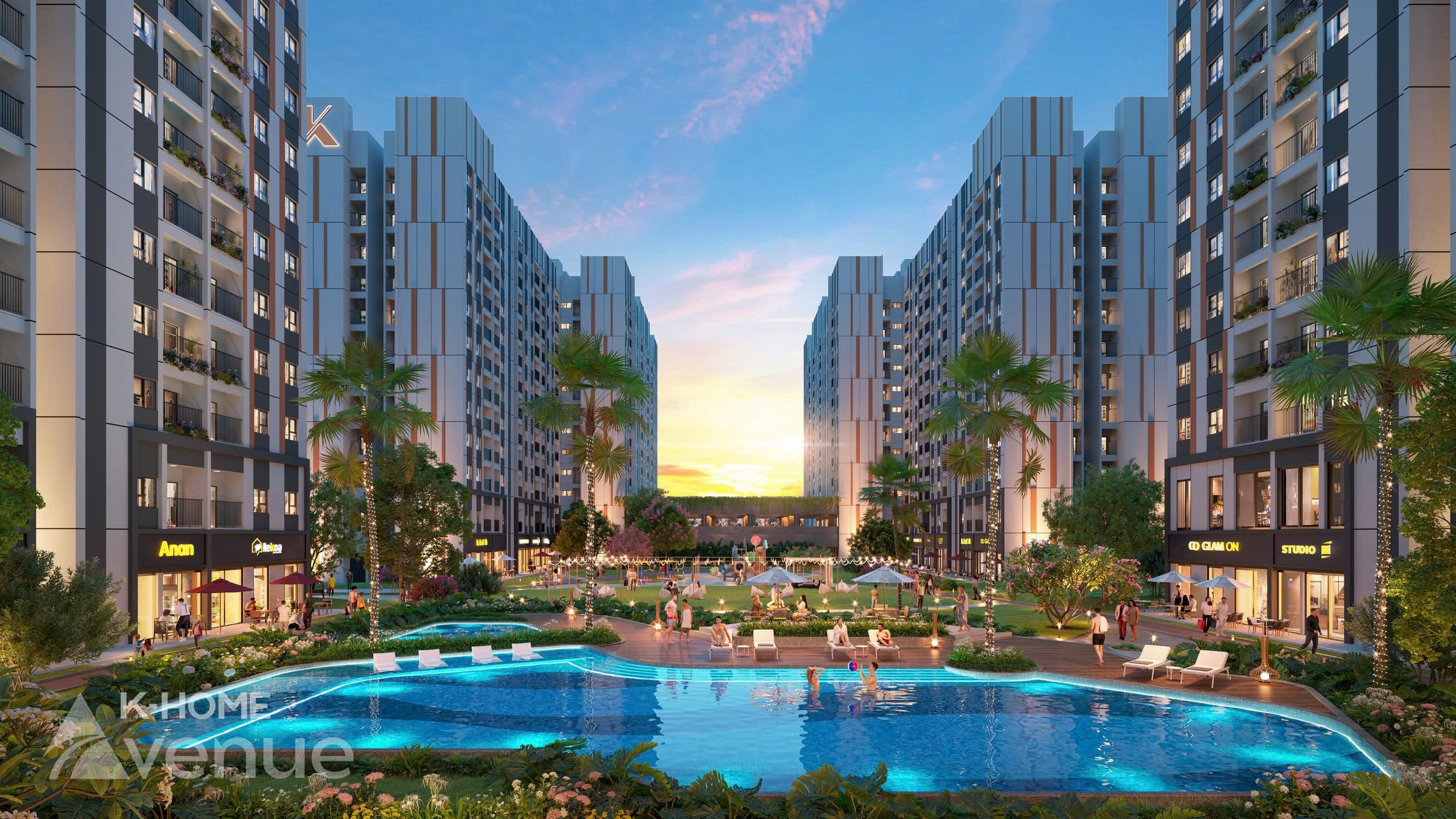 Phối cảnh dự kiến của dự án K-Home Avenue.